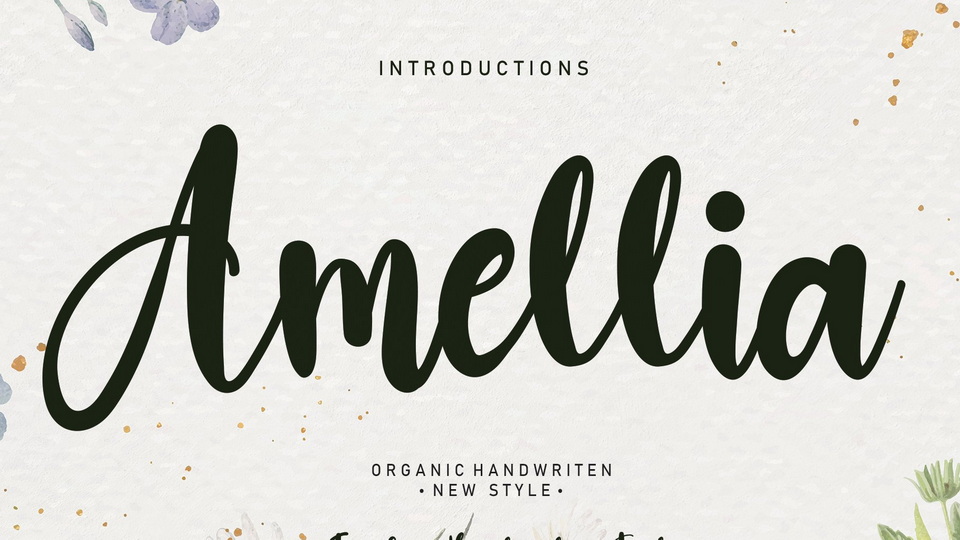 Amellia Script Font › Fontesk