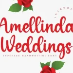 Amellinda Weddings Script Font
