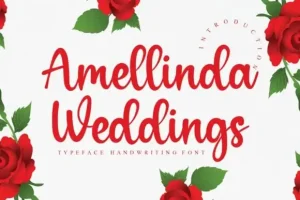 Amellinda Weddings Script Font