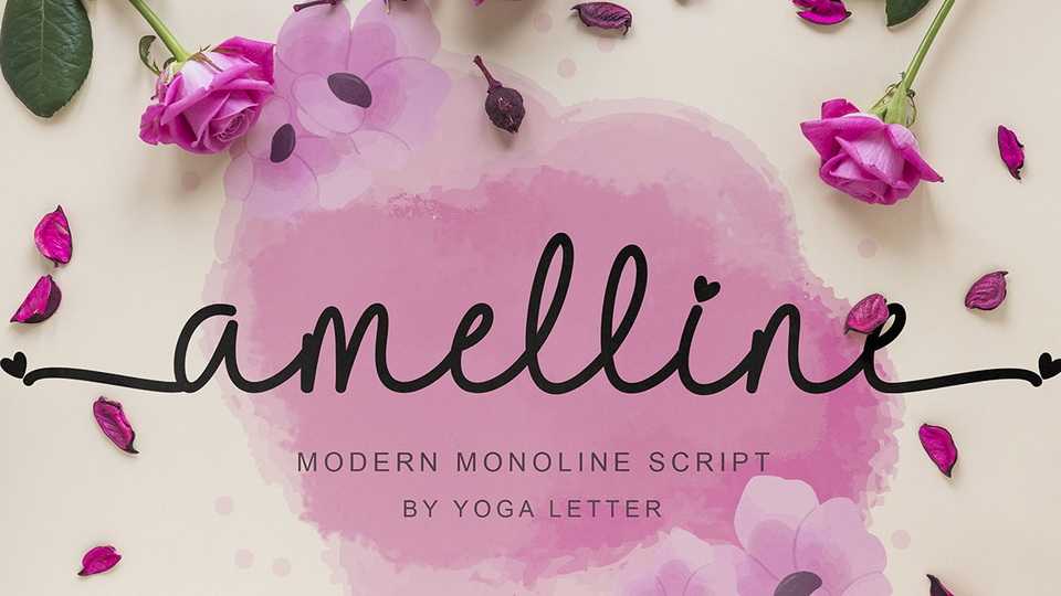 Amelline Script Font › Fontesk