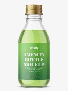 Amenity bottle mockup