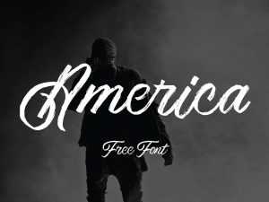 America Script Font