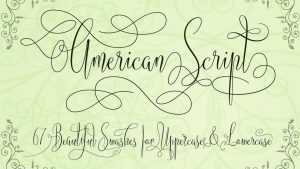 American Script Font › Fontesk