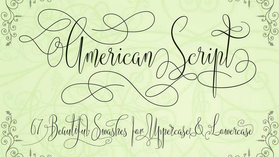 American Script Font › Fontesk