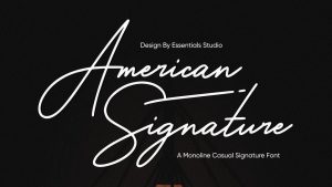 American Signature Font › Fontesk