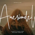 Ameriondela Handwritten Font