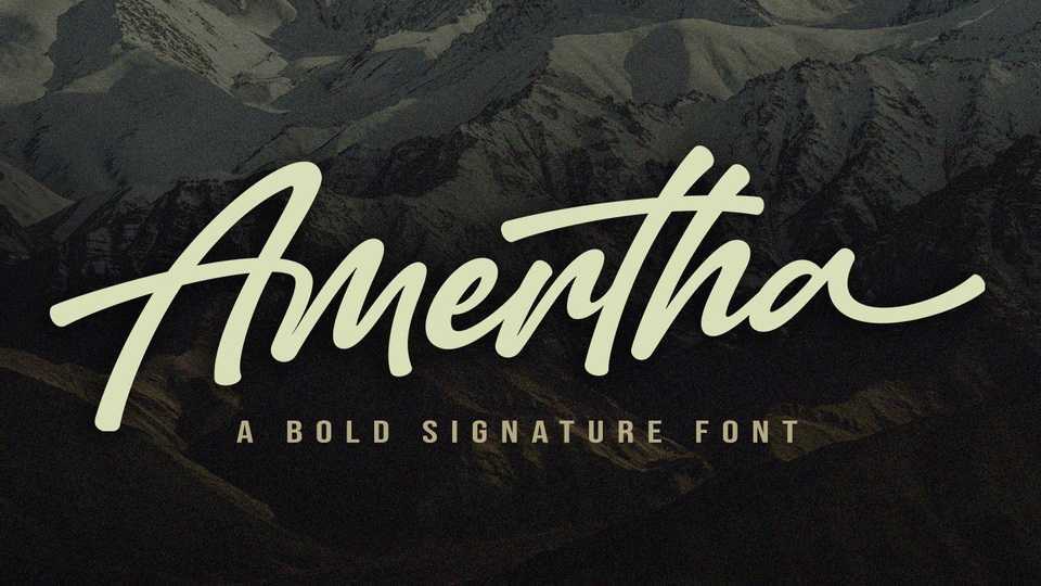 Amertha Script Font › Fontesk