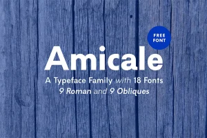 Amicale Typeface