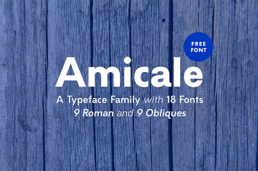 Amicale Typeface