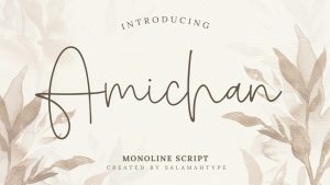 Amichan Script Font › Fontesk