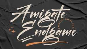 Amigate Endgame Font › Fontesk