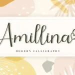 Amillina Calligraphy Font