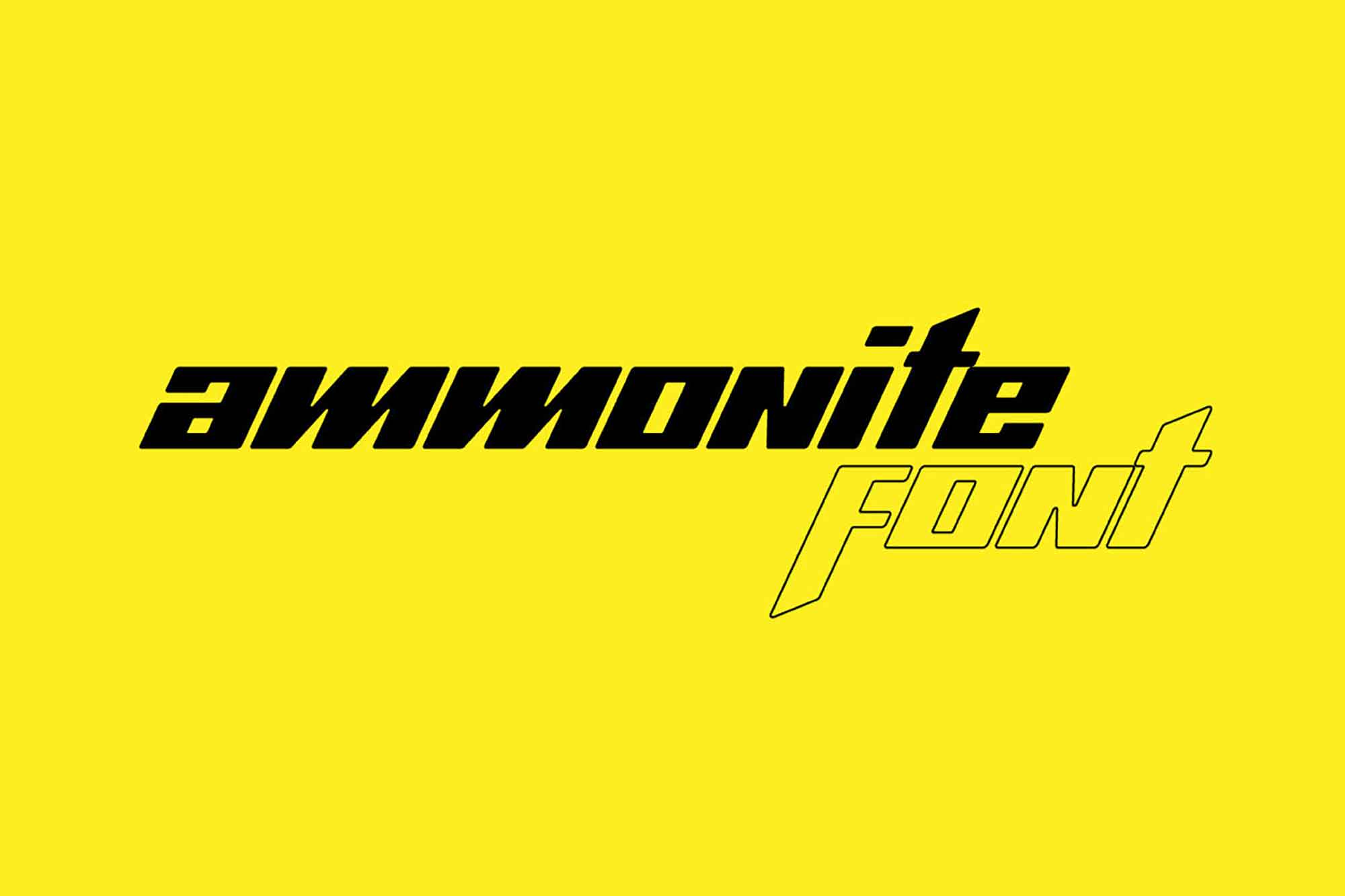 Ammonite Display Font