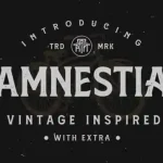 Amnestia Display Font