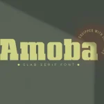 Amoba Slab Serif Font