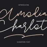 Amodia Charlote Handwritten Font