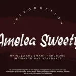 Amolea Sweety Script Font