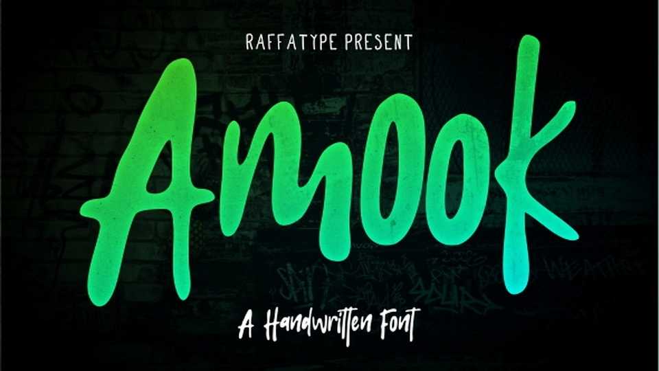 Amook Font › Fontesk