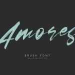 Amores Brush Font