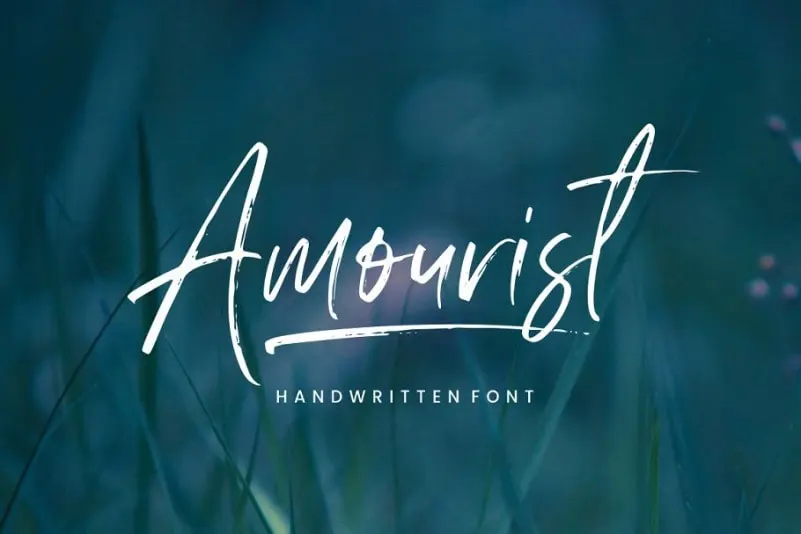 Amourist Handwritten Font