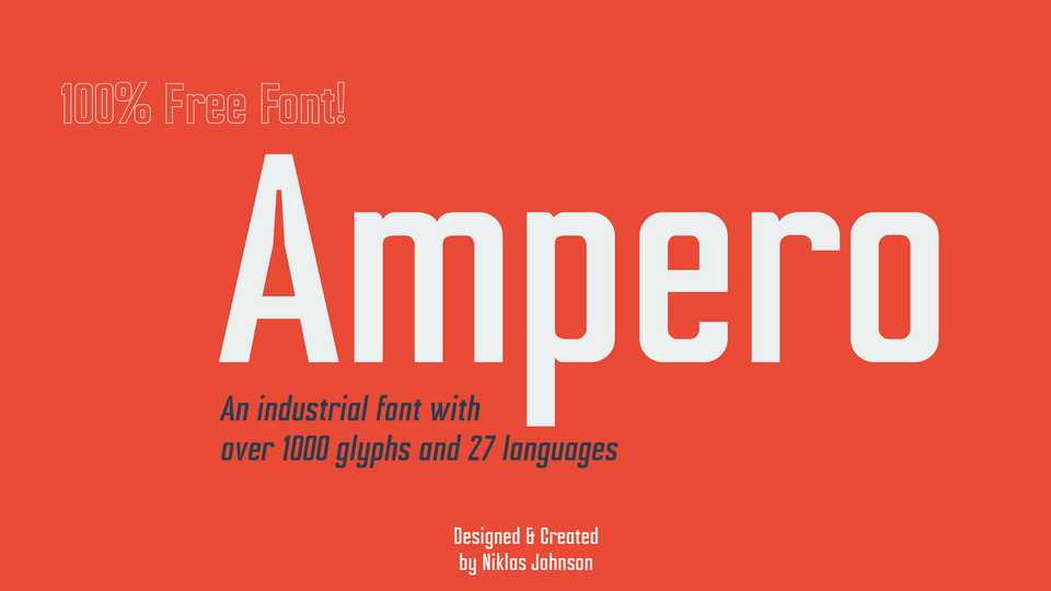 Ampero Font Family › Fontesk