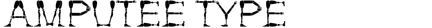 Amputee Type Font