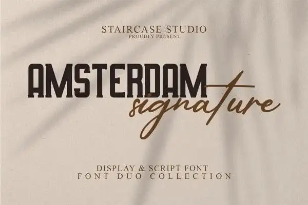 Amsterdam Font Duo