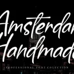 Amsterdam Handmade Script Font