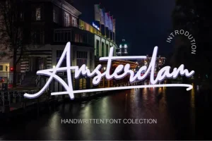 Amsterdam Handwritten Font