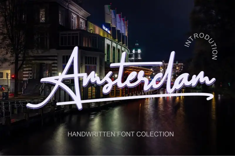 Amsterdam Handwritten Font