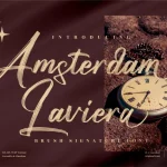 Amsterdam Laviera Font