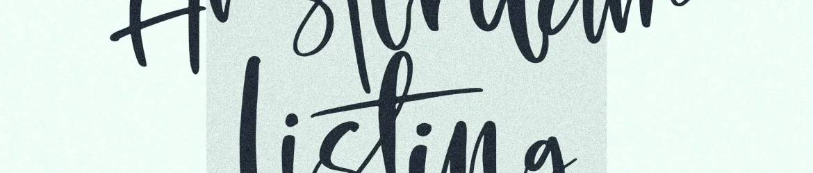 Amsterdam Listing Font