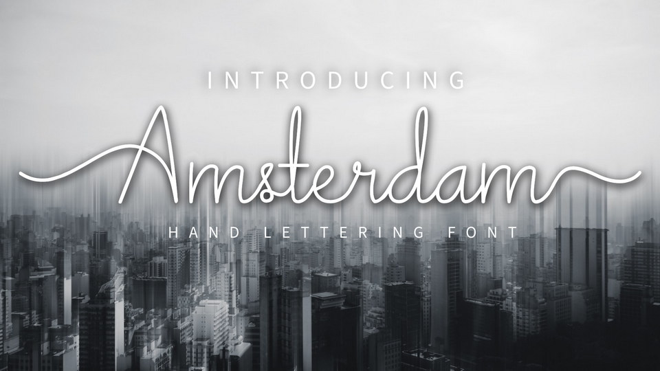 Amsterdam Script Font › Fontesk