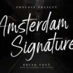 Amsterdam Signature Brush Font