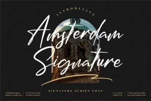 Amsterdam Signature Typeface