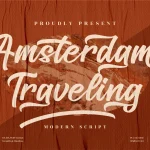 Amsterdam Traveling Font