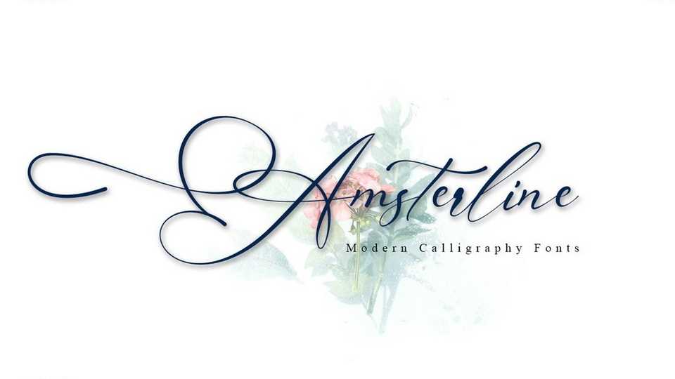Amsterline Script Font › Fontesk