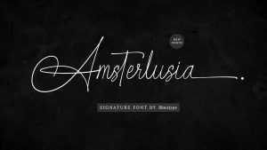 Amsterlusia Font › Fontesk