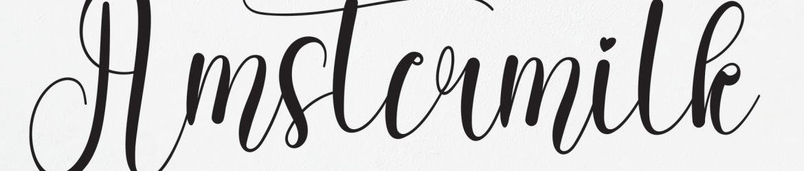 Amstermilk Font