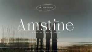 Amstine Font › Fontesk