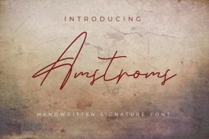 Amstroms Font