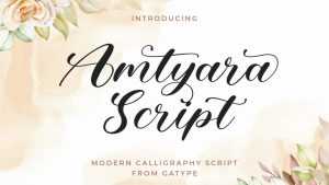 Amtyara Script Font › Fontesk