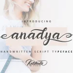 Anadya Handwritten Script Font