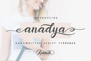 Anadya Handwritten Script Font