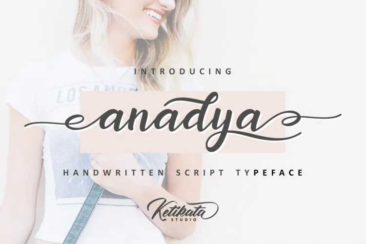Anadya Handwritten Script Font