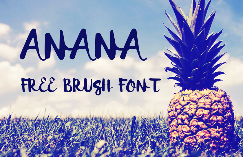 Anana Brush Font
