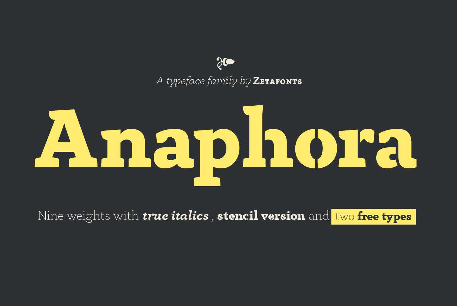 Anaphora Font Family