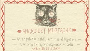 Anarchist Mustache Font › Fontesk