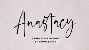 Anastacy Font › Fontesk