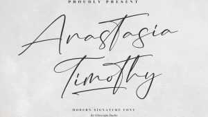 Anastasia Timothy Font › Fontesk